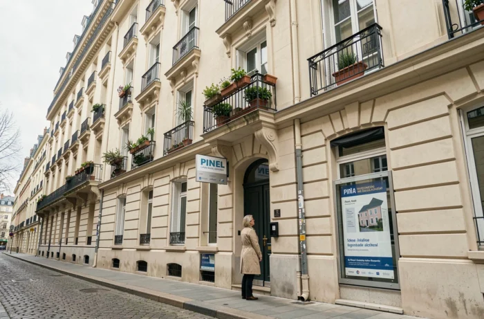 Immeuble haussmannien rénové à Lyon proposant des appartements en investissement fiscal loi Pinel